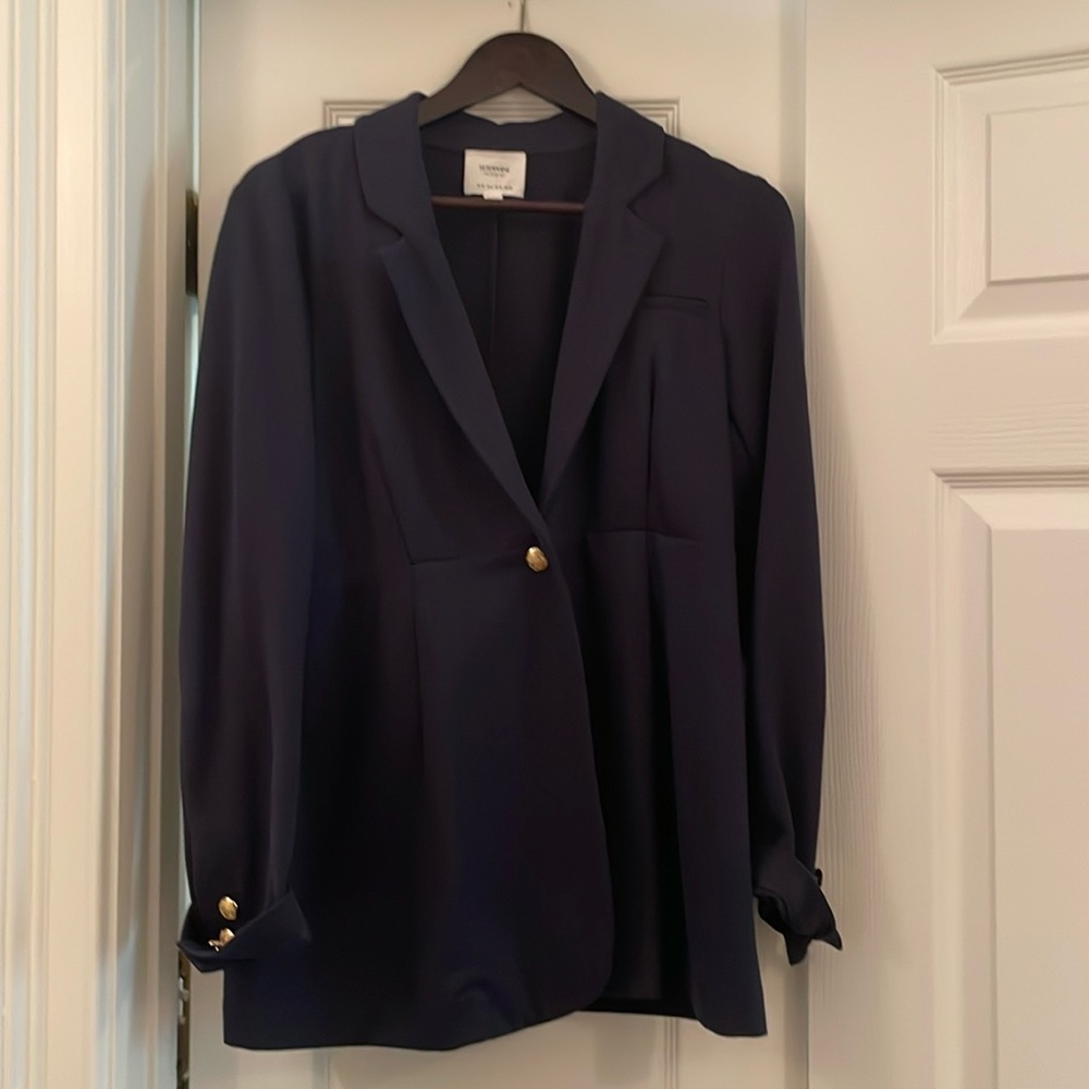 Beautiful Navy Maternity Blazer